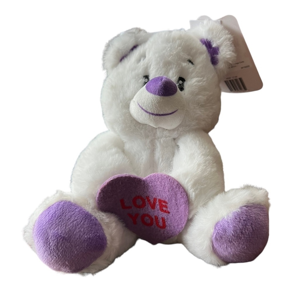 American Greetings Valentine's Day Conversation Heart‎ Bear Plush